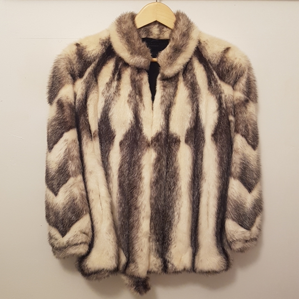 100% mink fur coat